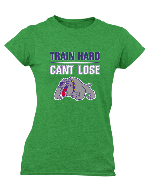Waukegan Bulldogs Train Hard, Can't Lose Women's SS T-Shirt