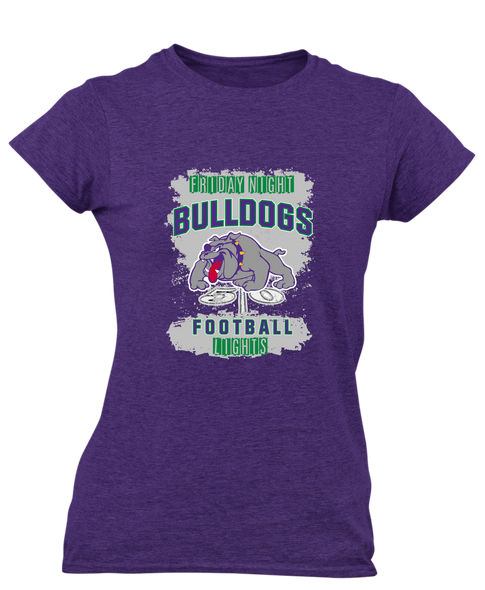 Waukegan Bulldogs Football #6 Women's Premium SS T-Shirt