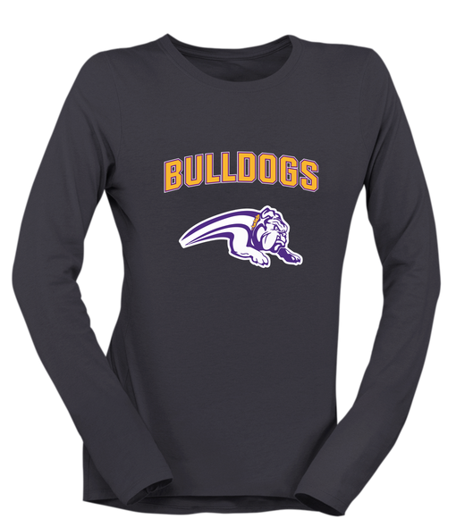 Wauconda Bulldogs Mascot #6 Women's Premium LS T-Shirt