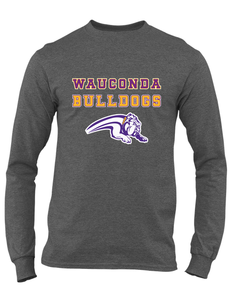 Wauconda Bulldogs Spirit Men's LS T-Shirt