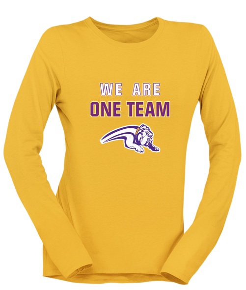 Wauconda Bulldogs We Are One Team Women's LS T-Shirt