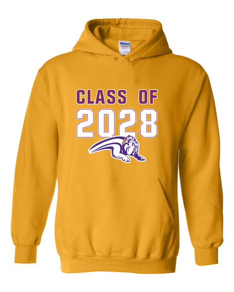 Wauconda Bulldogs Class of 2028 Men's Hoodie