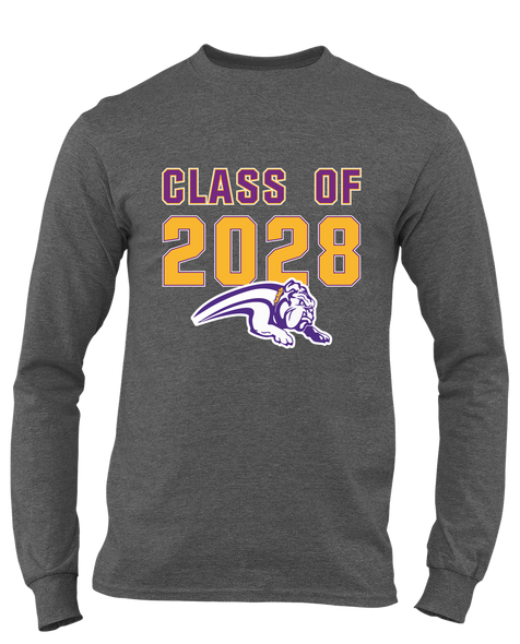 Wauconda Bulldogs Class of 2028 Men's LS T-Shirt