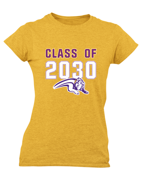 Wauconda Bulldogs Class of 2030 Women's Premium SS T-Shirt