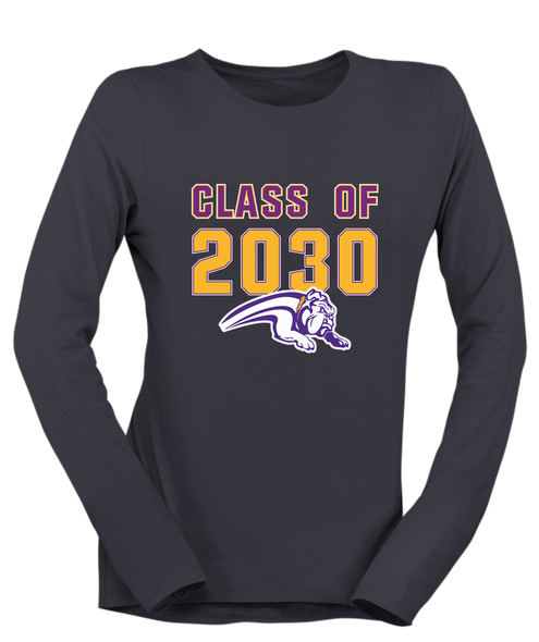 Wauconda Bulldogs Class of 2030 Women's LS T-Shirt