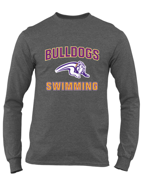 Wauconda Bulldogs Swimming Men's LS T-Shirt