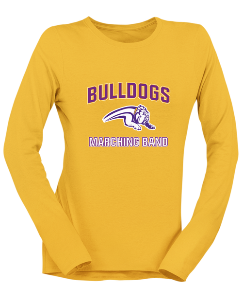 Wauconda Bulldogs Marching Band Women's LS T-Shirt