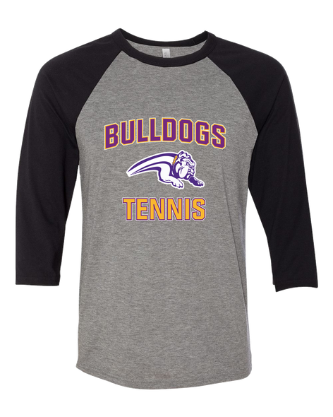 Wauconda Bulldogs Tennis Women's Baseball T-Shirt