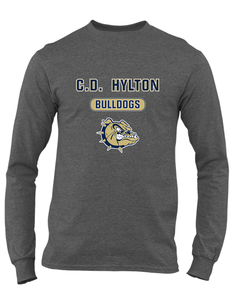 C.D. Hylton Bulldogs Mascot #3 Men's Premium LS T-Shirt