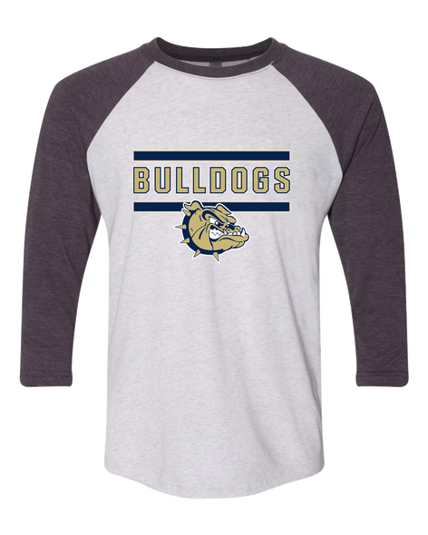 C.D. Hylton Bulldogs Mascot #5 Men's Baseball T-Shirt