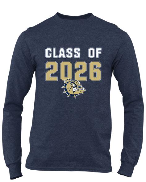 C.D. Hylton Bulldogs Class of 2026 Men's Premium LS T-Shirt