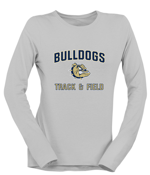 C.D. Hylton Bulldogs Track & Field Women's LS T-Shirt