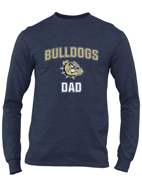 C.D. Hylton Bulldogs Dad Men's LS T-Shirt