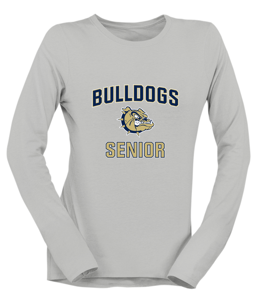 C.D. Hylton Bulldogs Senior #1 Women's Premium LS T-Shirt