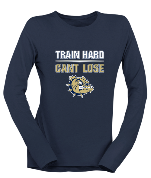 C.D. Hylton Bulldogs Train Hard, Can't Lose Women's Premium LS T-Shirt