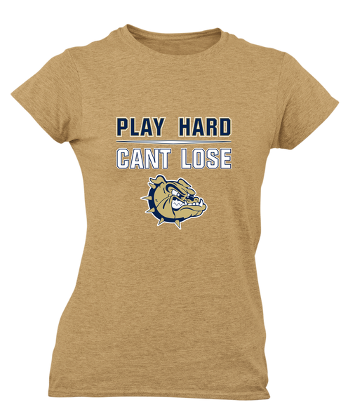 C.D. Hylton Bulldogs Play Hard, Can't Lose Women's Premium SS T-Shirt
