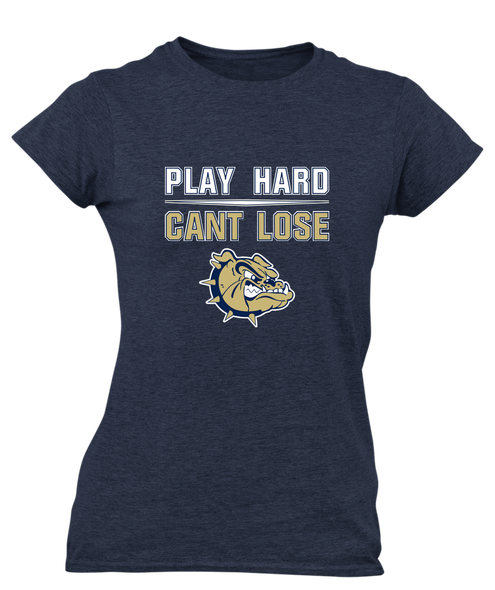 C.D. Hylton Bulldogs Play Hard, Can't Lose Women's Premium SS T-Shirt