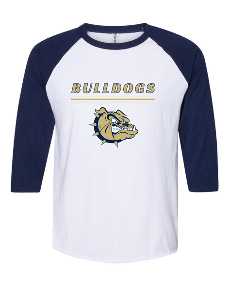 C.D. Hylton Bulldogs Mascot #8 Men's Baseball T-Shirt