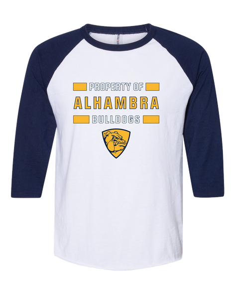 Alhambra Bulldogs Property Of Men's Baseball T-Shirt