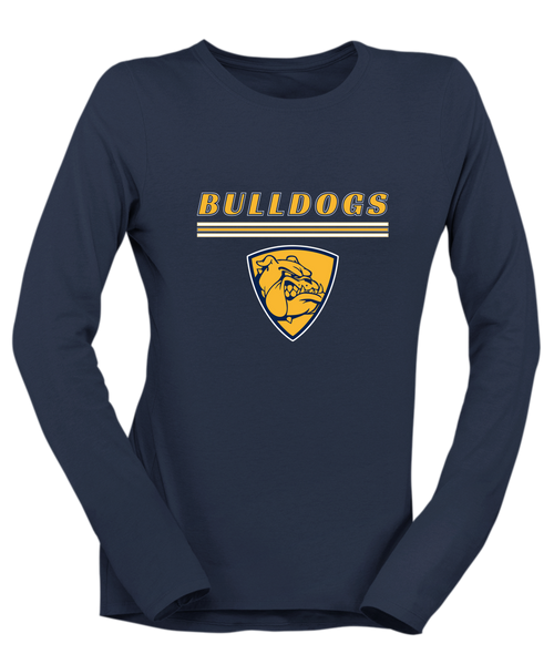Alhambra Bulldogs Mascot #8 Women's Premium LS T-Shirt