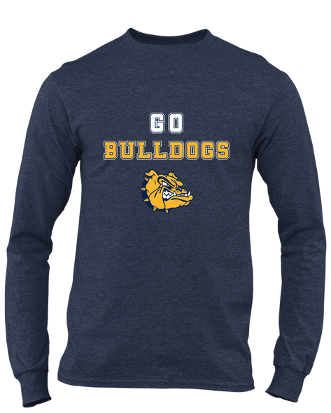 Alhambra Bulldogs Go Team Men's LS T-Shirt