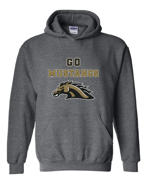 J.W. Mitchell Mustangs Go Team Men's Hoodie