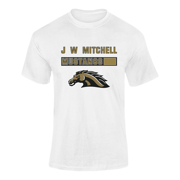 J.W. Mitchell Mustangs Mascot #7 Men's Premium SS T-Shirt