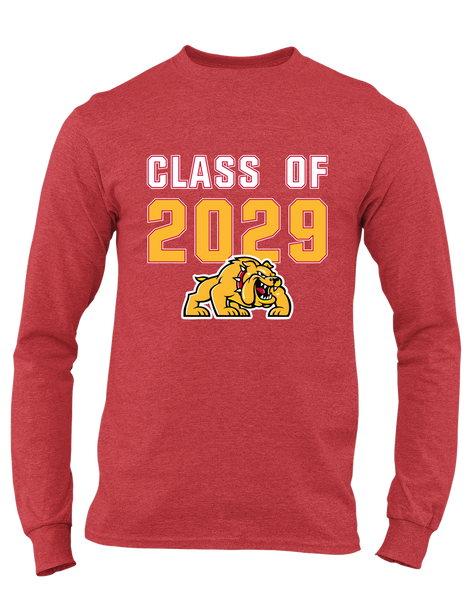 Batavia Bulldogs Class of 2029 Men's Premium LS T-Shirt