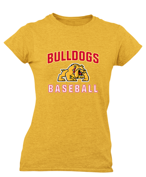 Batavia Bulldogs Baseball #1 Women's SS T-Shirt