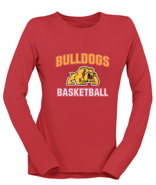 Batavia Bulldogs Basketball #1 Women's Premium LS T-Shirt