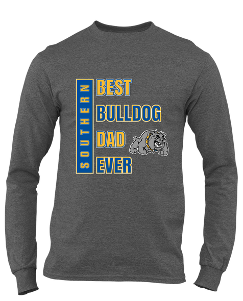 Southern Bulldogs Best Bulldog Dad Men's Premium LS T-Shirt