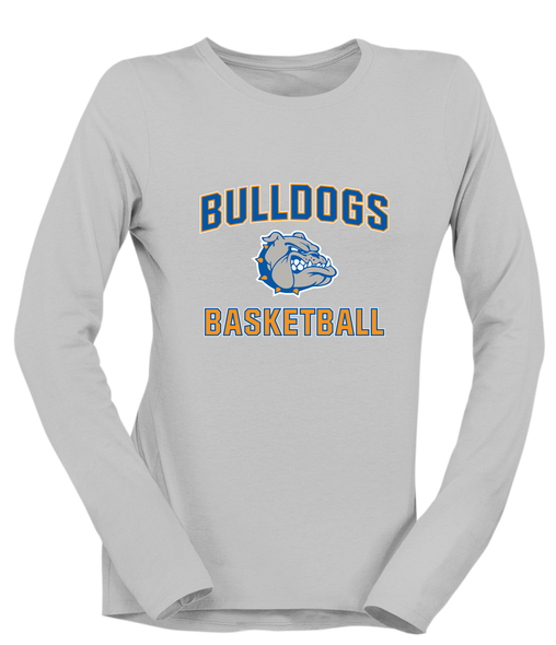Livonia Bulldogs Basketball #1 Women's LS T-Shirt