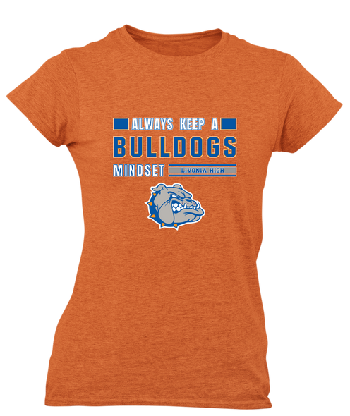 Livonia Bulldogs Mindset Women's SS T-Shirt
