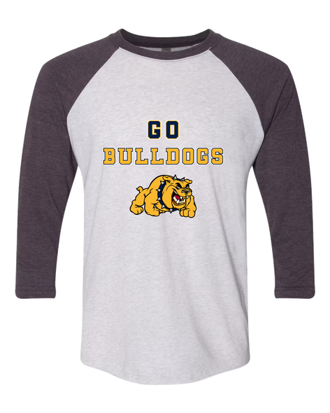 East English Bulldogs Go Team Men's Baseball T-Shirt