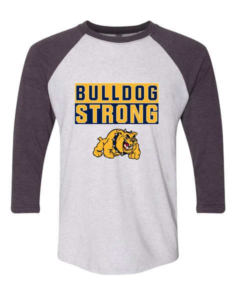 East English Bulldogs Strong #1 Men's Baseball T-Shirt