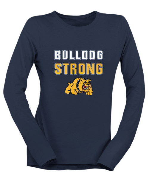 East English Bulldogs Strong #2 Women's Premium LS T-Shirt