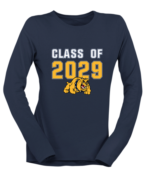 East English Bulldogs Class of 2029 Women's Premium LS T-Shirt
