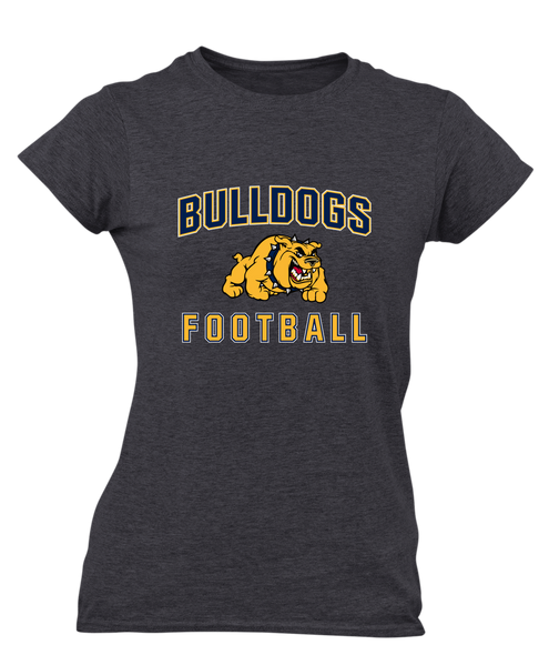 East English Bulldogs Football #1 Women's SS T-Shirt