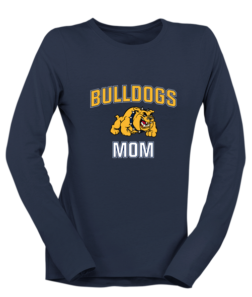 East English Bulldogs Mom Women's LS T-Shirt