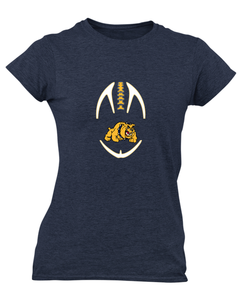 East English Bulldogs Football #4 Women's Premium SS T-Shirt