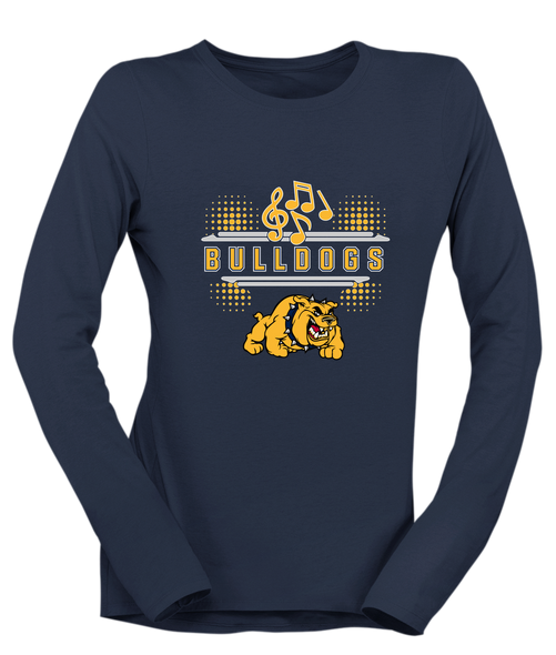 East English Bulldogs Band # 3 Women's LS T-Shirt