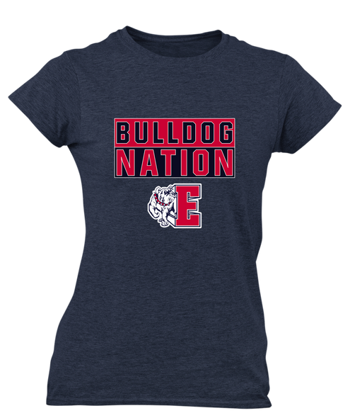 Ellensburg Bulldogs Nation #1 Women's Premium SS T-Shirt