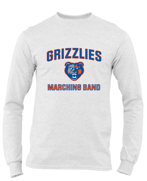Grand Oaks Grizzlies Marching Band Men's LS T-Shirt
