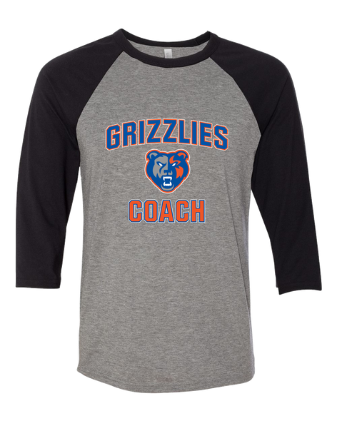 Grand Oaks Grizzlies Coach Women's Baseball T-Shirt
