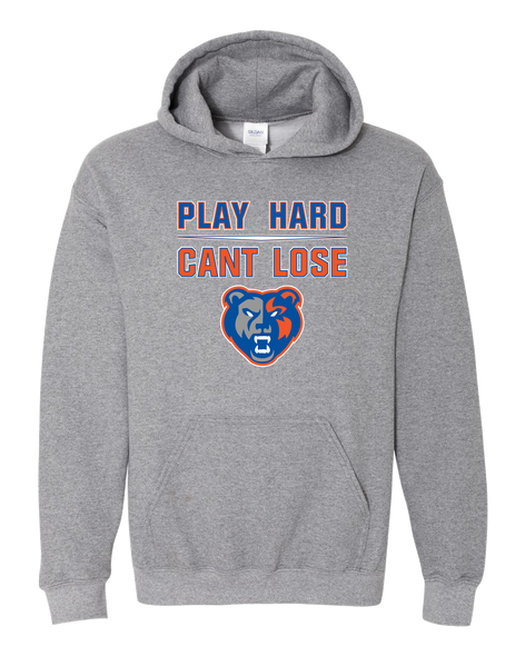Grand Oaks Grizzlies Play Hard, Can't Lose Men's Hoodie