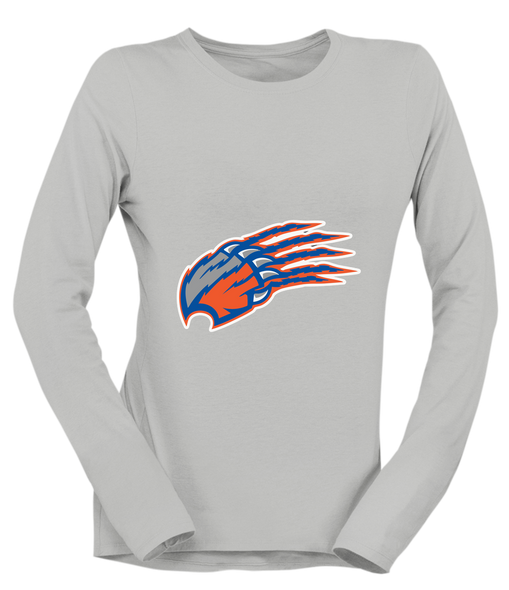 Grand Oaks Grizzlies Claw Mascot #1 Women's Premium LS T-Shirt