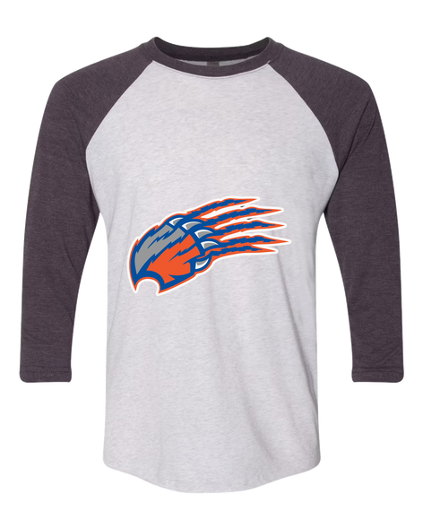 Grand Oaks Grizzlies Claw Mascot #1 Women's Baseball T-Shirt