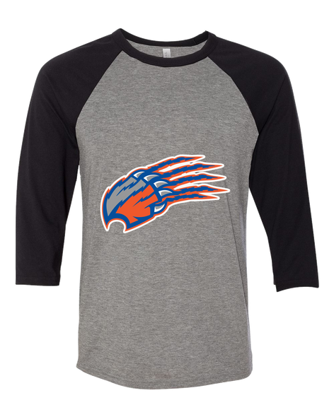 Grand Oaks Grizzlies Claw Mascot #1 Women's Baseball T-Shirt