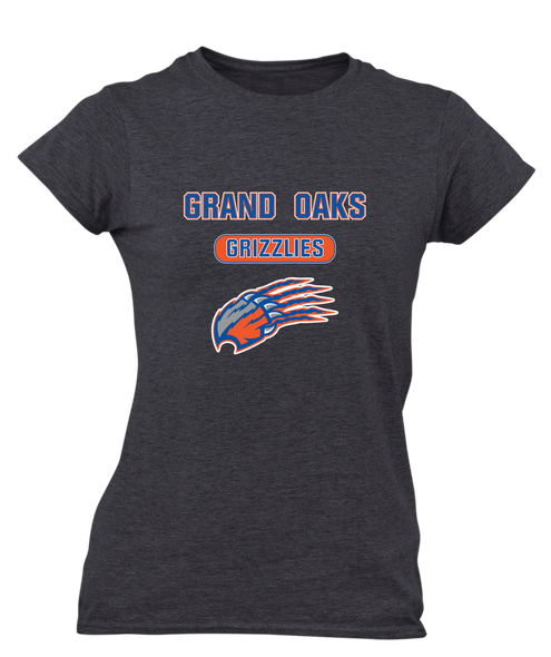 Grand Oaks Grizzlies Claw Mascot #3 Women's Premium SS T-Shirt