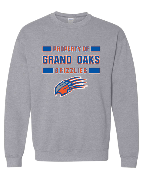 Grand Oaks Grizzlies Claw Property Of Men's Sweatshirt